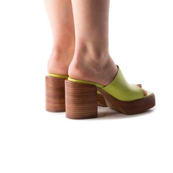 L'Intervalle Pachuca Kiwi Leather Size36 - Picture 3 of 3